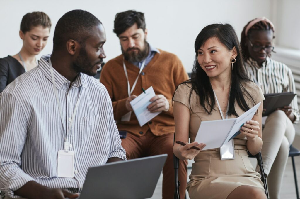 People at Business Conference